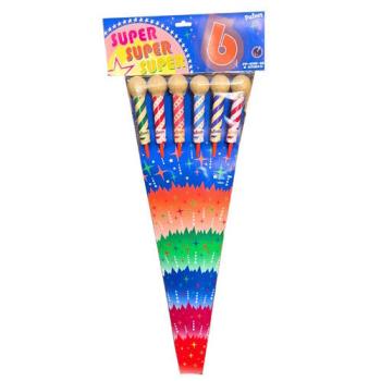 601 - Kugelrakete, 6er-Set